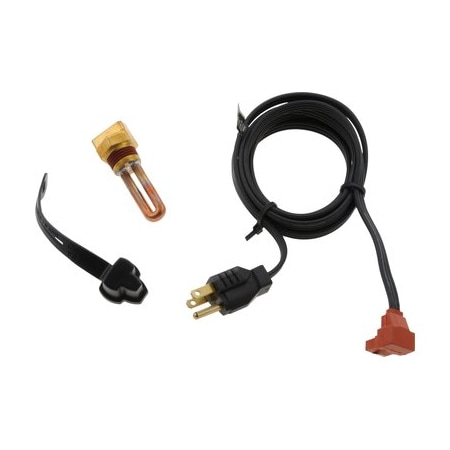 Zerostart Engine Heater - 400W 120V, 1/2in. Npt, Brass Adapter Gm 3100001